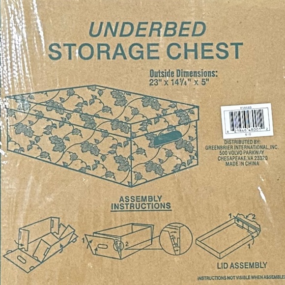 Storage & Organization New Set Of 4 Collapsible Under Bed Storage